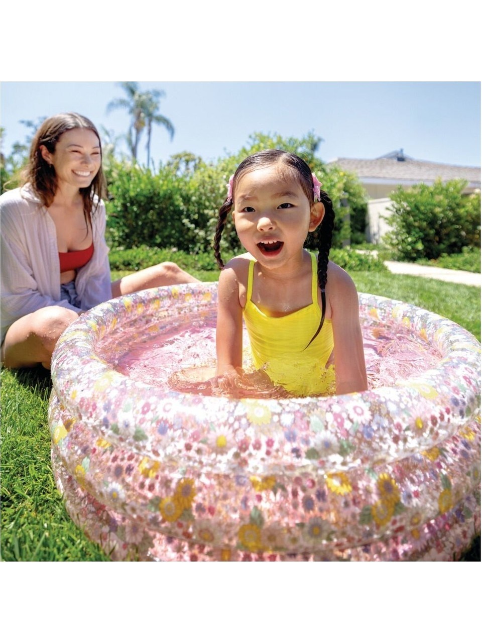 INTEX 3 BOGUMLU CICEK DESENLI BEBEK HAVUZU 8625 CM 58427 Diğer IH58427