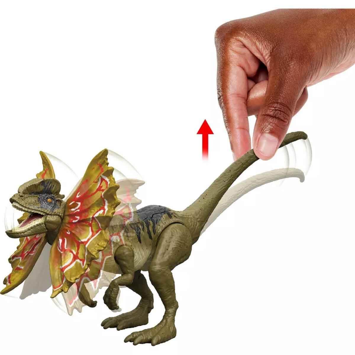 JURASSIC WORLD HAREKETLI DINOZOR FIGURLERI DILOPHOSAURUS HLN63-HTK65 Diğer HTK65