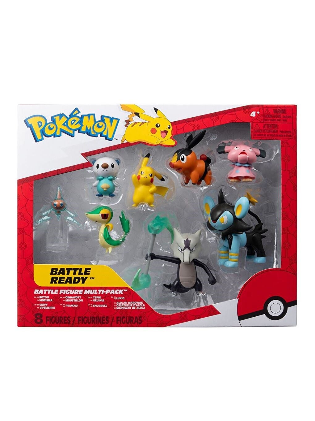 Pokémon Battle Multi Paket 8'li Figür Seti PKW2542 E-PKW3615 Pokemon PKW3615