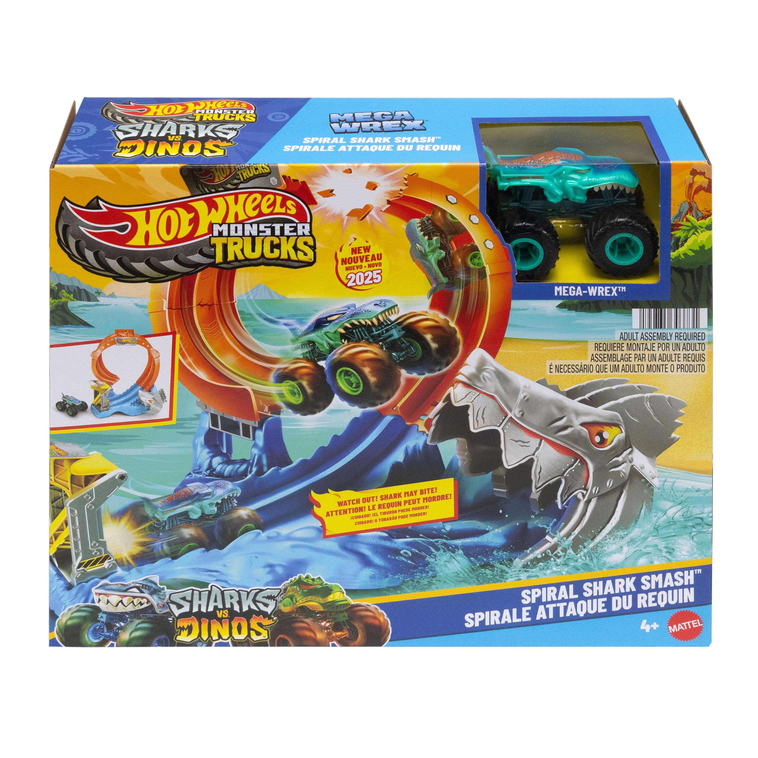 HOT WHEELS CANAVAR KAMYONLAR KOPEKBALIGI PARCALAMA PISTI JFR08 Diğer JFR08