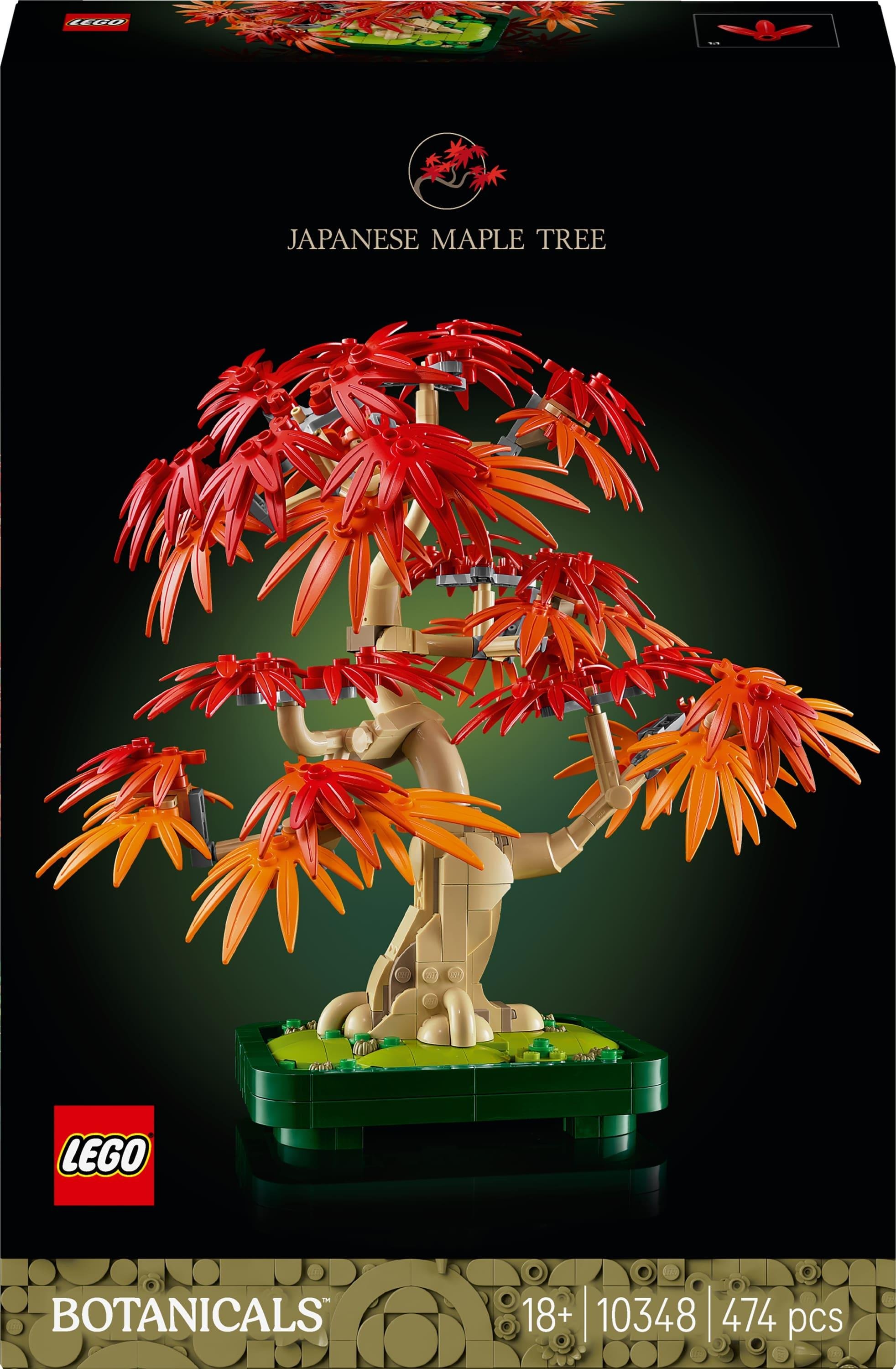 ウジ　プレミアムフォト LEGO Botanicals Japon Kırmızı Akçaağaç Bonsai Ağacı 10348