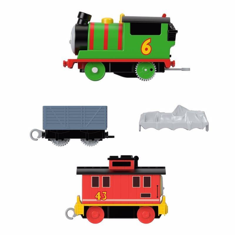 Thomas ve Arkadaşları Büyük Tekli Tren Eğlenceli Karakterler Percy & Brake Car Bruno HFX97-HHN44 Thomas Friends HHN44