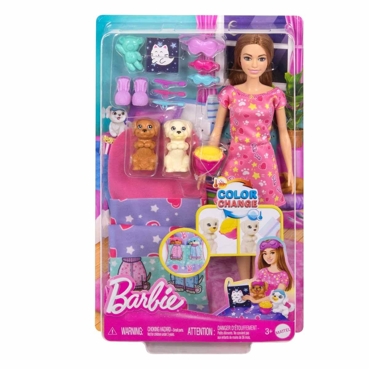 Barbie ve Köpekçikleri Pijama Partisi HXN01 Barbie HXN01