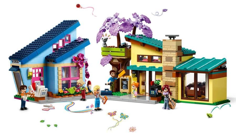 LEGO Friends Olly ve Paisley'nin Aile Evleri 42620 Lego LGF42620