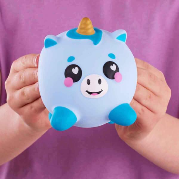 SMOOSHZEES MIDI LUVZEES SQUISHY FIGUR SERI1 MH003001 - MAVI UNICORN BOLTZ Diğer MH003001 MUB