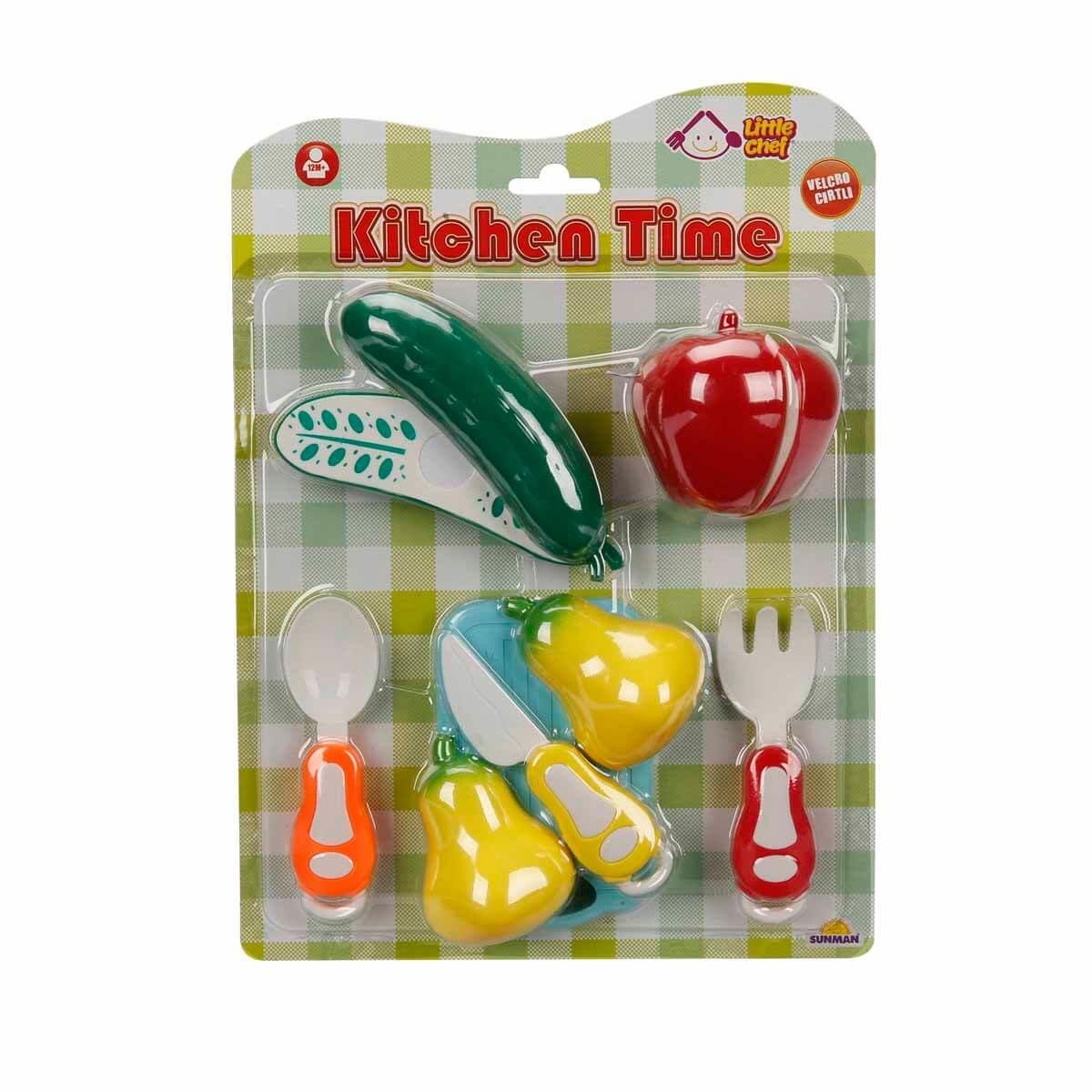 LITTLE CHEF KESME TAHTALI SEBZE VE MEYVE SETI Diğer S00003711