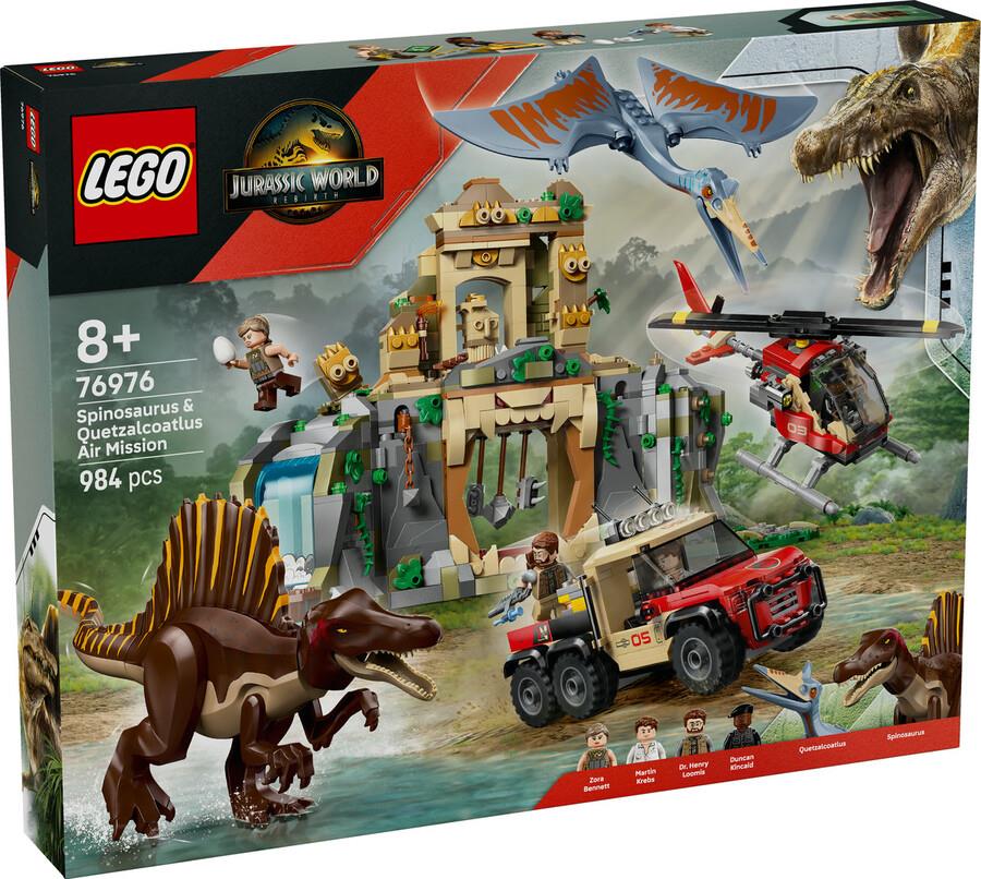 LEGO JURASSIC WORLD SPINOSAURUS VE QUETZALCOATLUS HAVA GOREVI 76976 Diğer LJW76976