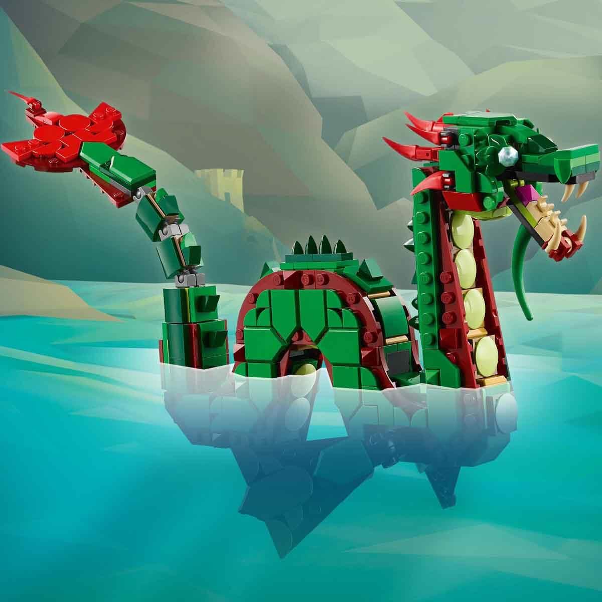 LEGO CREATOR 3’U 1 ARADA ORTA CAG EJDERHASI 31161 Diğer LMC31161