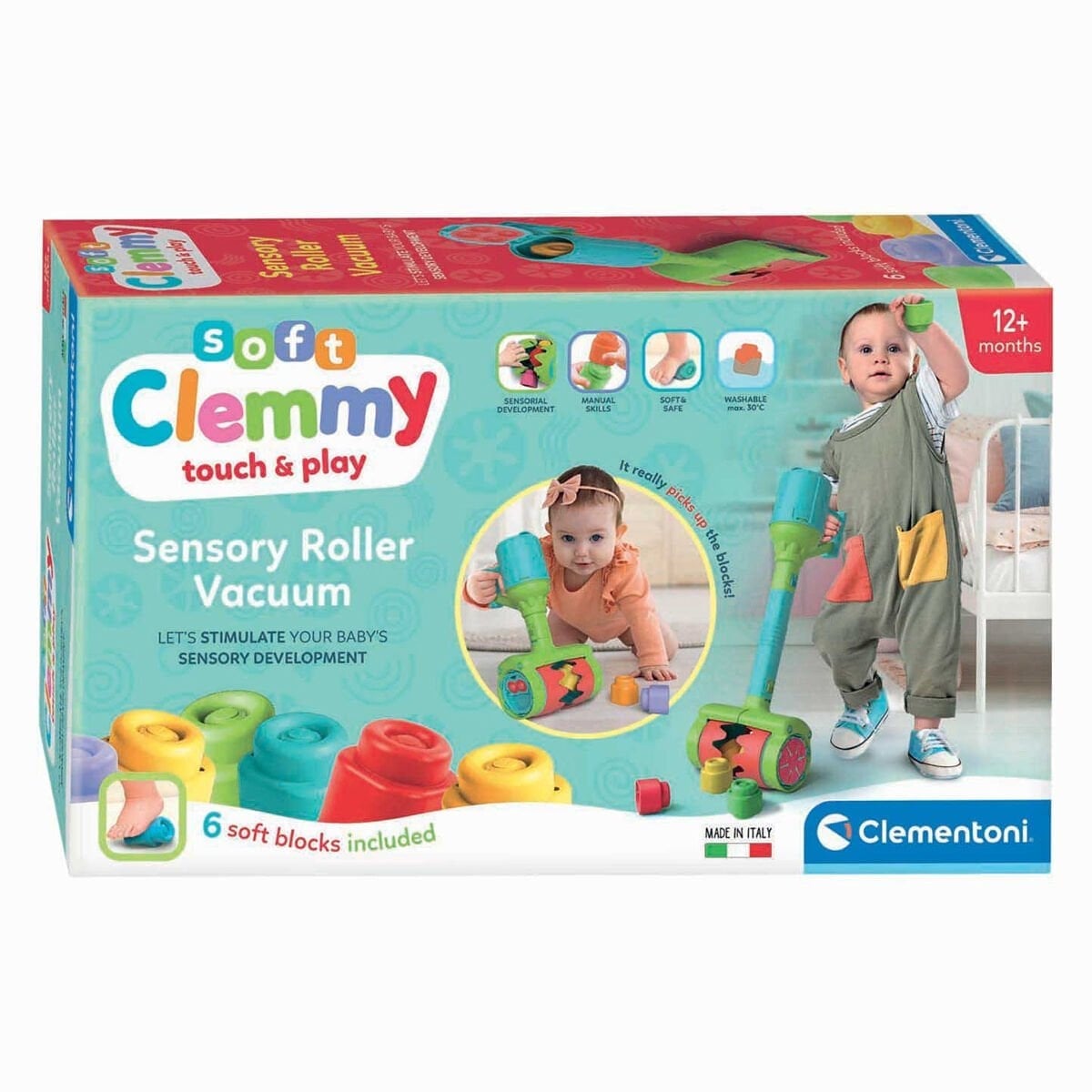 Baby Clementoni Soft Clemmy Duyusal Vakumlu Süpürge 17975 Clementoni CLE 17975