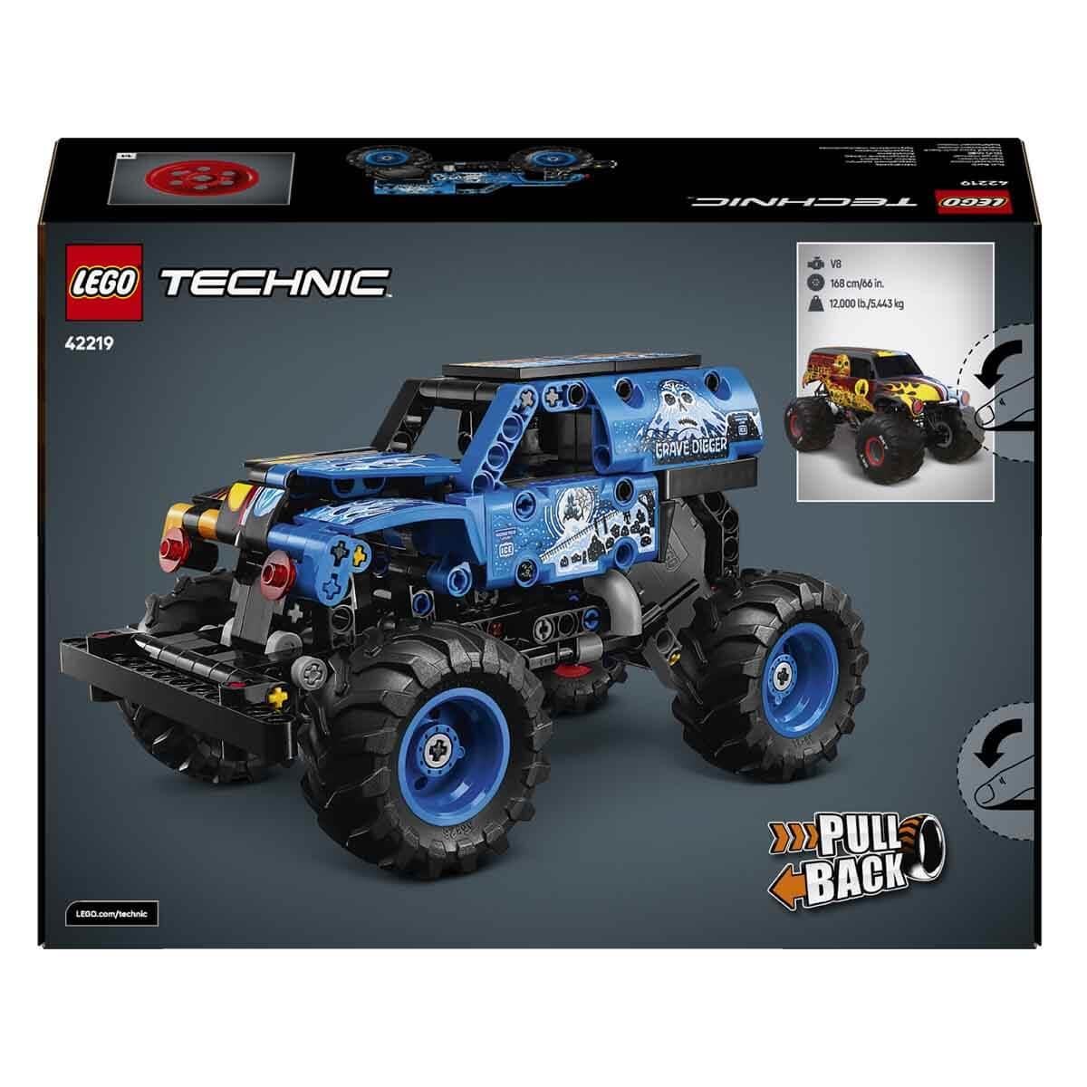 LEGO TECHNIC MONSTER JAM GRAVE DIGGER ATES VE BUZ 42219 Diğer LMT42219