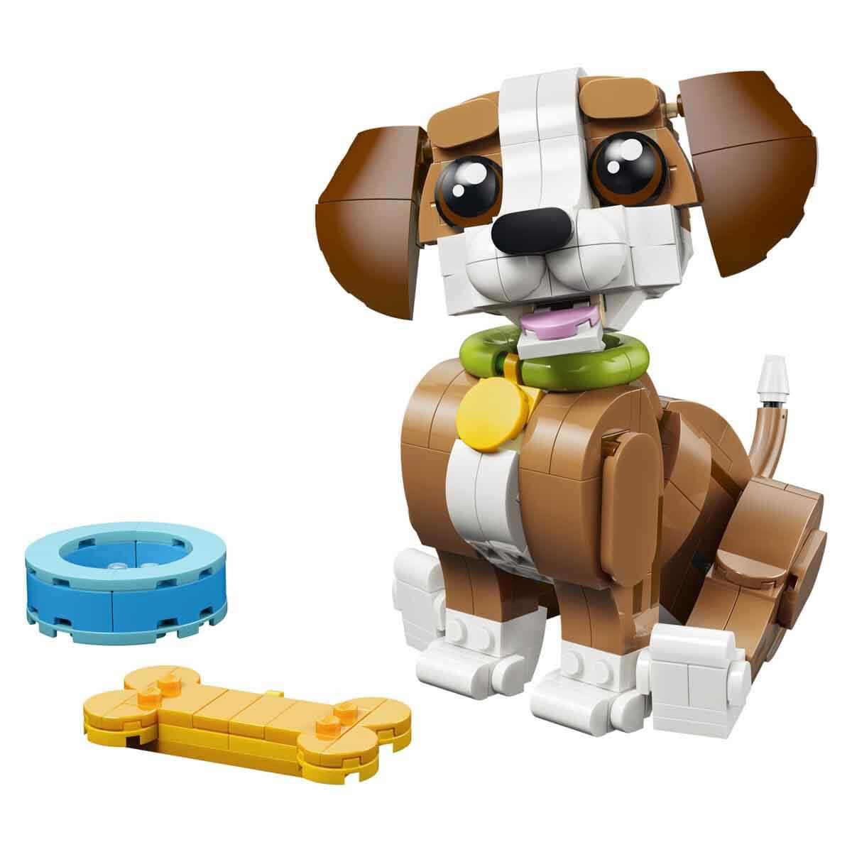 LEGO CREATOR 3’U 1 ARADA SEVIMLI HAYVANLAR: OYUNBAZ YAVRU KOPEK 31382 Diğer LMC31382