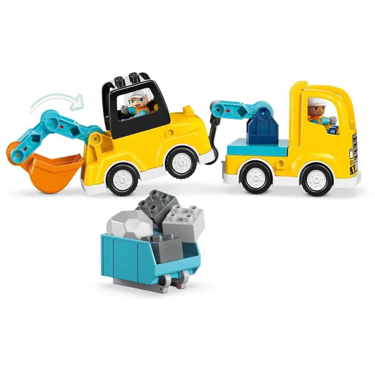 LEGO DUPLO KASABASI 3U 1 ARADA INSAAT ARACLARI 10475 Diğer LED10475