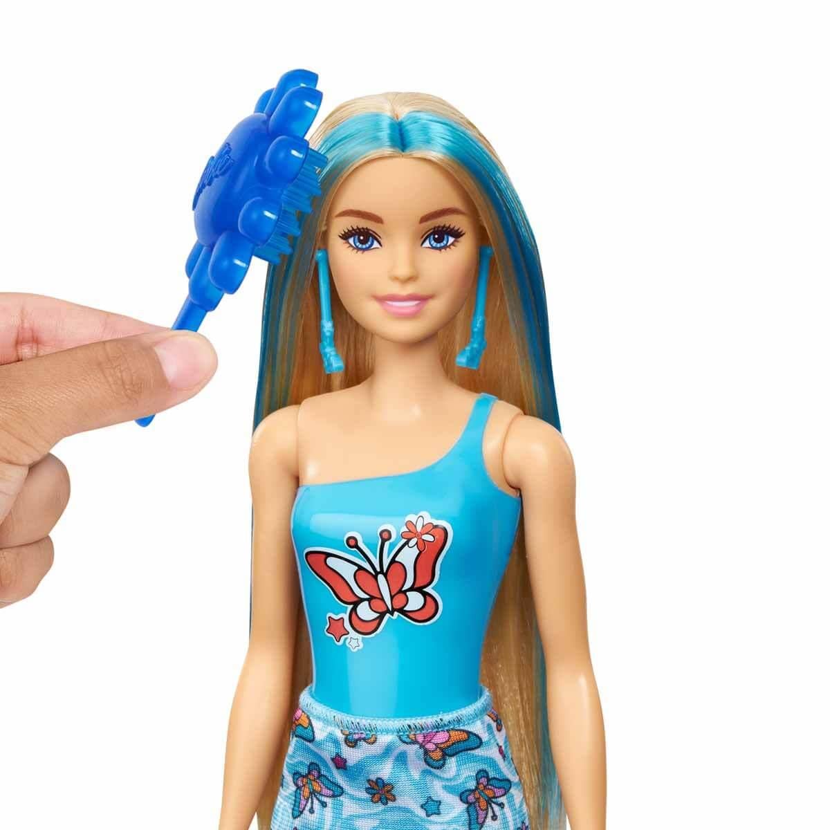 BARBIE COLOR REVEAL RENK DEGISTIREN BARBIE GOKKUSAGI SERISI SURPRIZ PAKET HRK06 Diğer HRK06