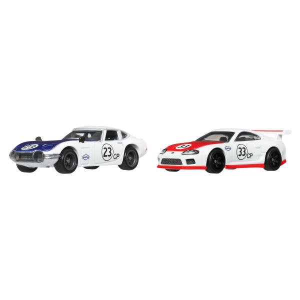 Hot Wheels Premium Car Culture 2li Toyota 2000 GT & Toyota Supra HBL96-JBL03 Hot Wheels JBL03