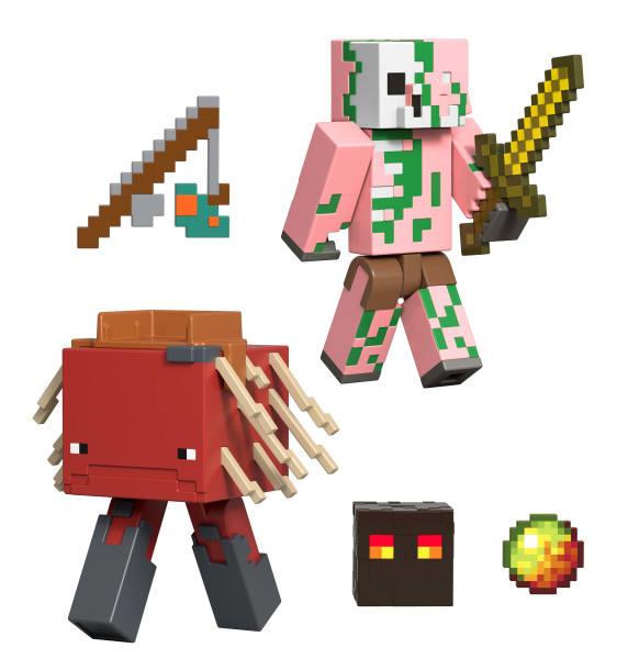 MINECRAFT FIGURLER IKILI PAKET ZOMBIFIED PIGLIN AND MINECARFT STRIDER GTT53-JCN56 Diğer JCN56