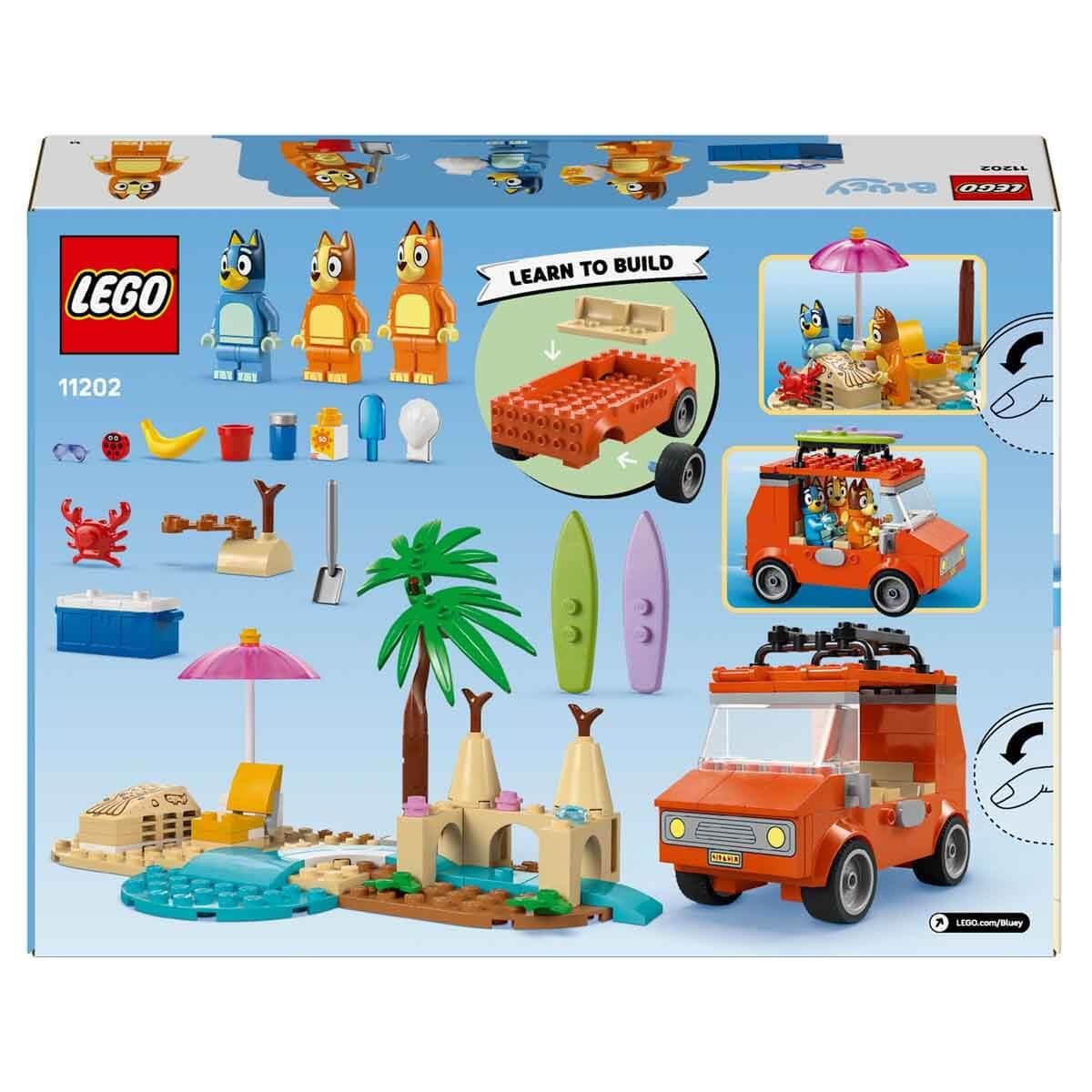 LEGO BLUEY: BLUEY’NIN AILECE PLAJ GEZISI 11202 Diğer LED11202