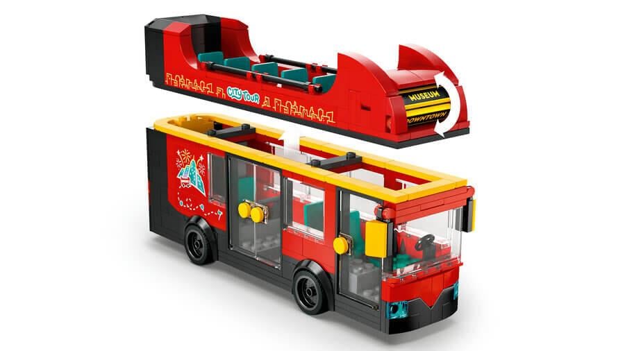 LEGO CITY KIRMIZI IKI KATLI GEZI OTOBUSU 60407 Diğer LSC60407