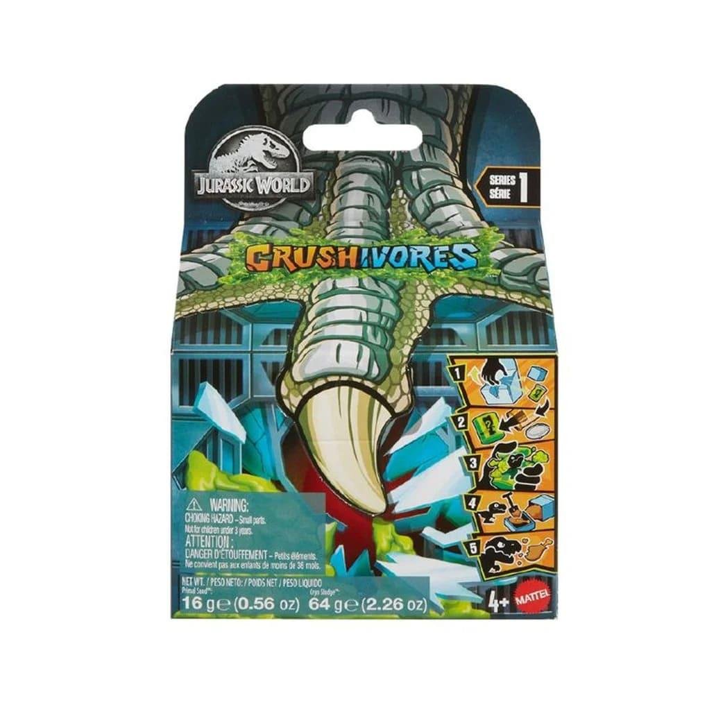 Jurassic World Crushivores Serisi Sürpriz Aksesuarlı Figürler HVB29-E Jurassic World HVB29 E