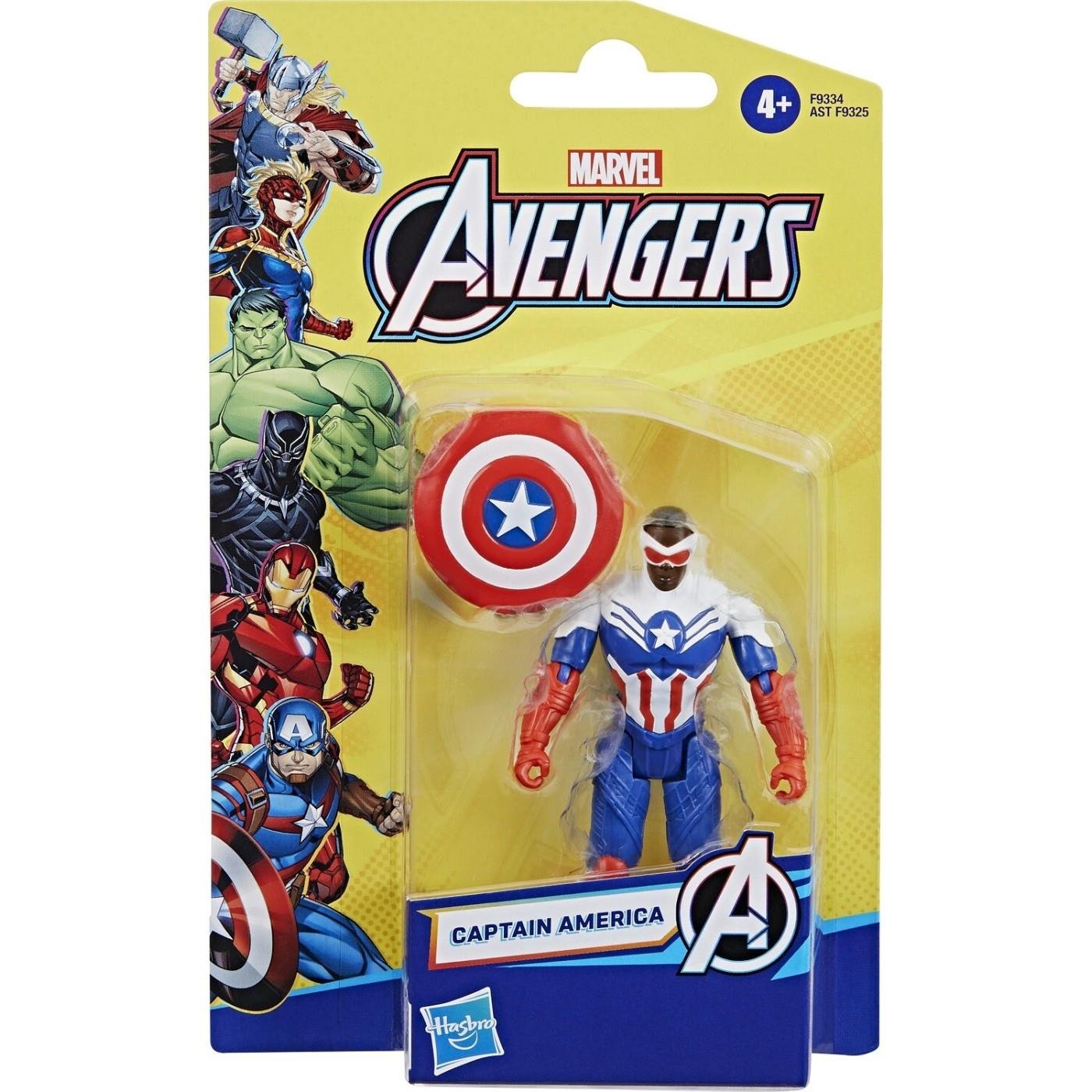 Marvel Avengers Epic Hero Serisi 4 inç Figür Captain America F9325-F9334 Hasbro F9334