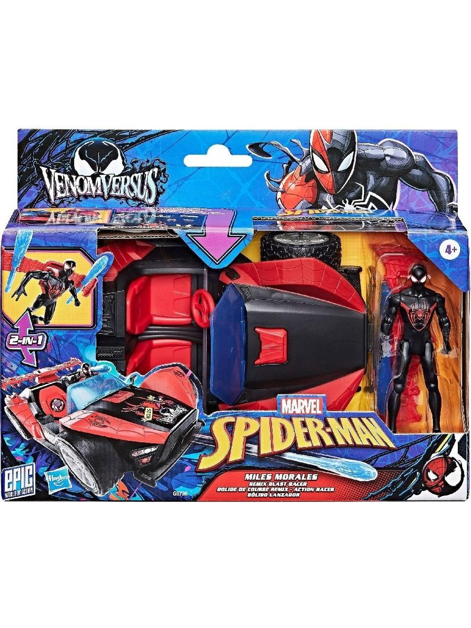 Marvel Spider-Man Venom Versus Miles Morales Remix Racer G0736 Spiderman G0736
