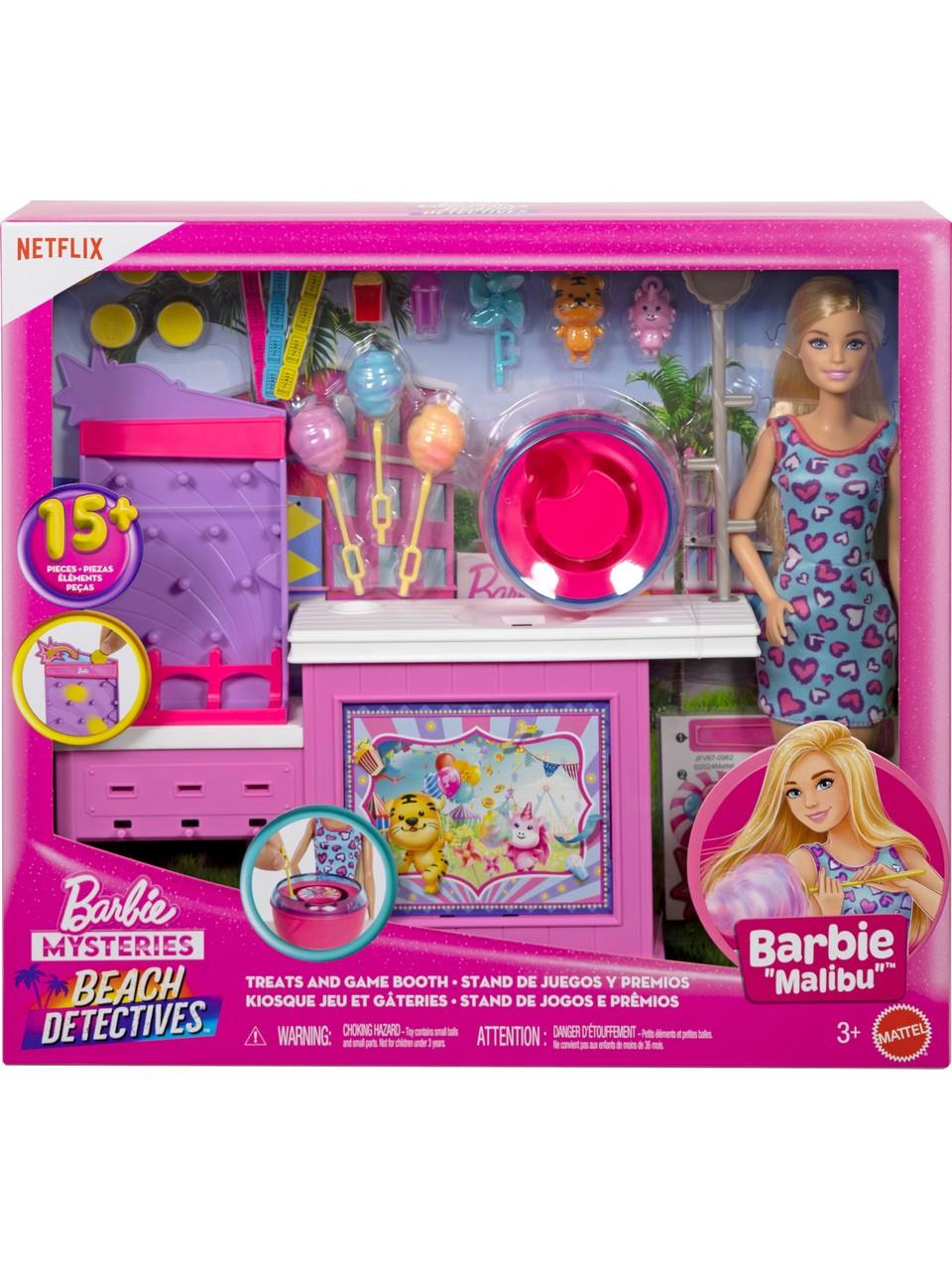 BARBIE MYSTERIES BEACH DETECTIVES ODULLER VE OYUN KABINI JFV67 Diğer JFV67