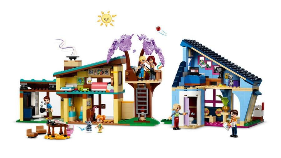 LEGO Friends Olly ve Paisley'nin Aile Evleri 42620 Lego LGF42620