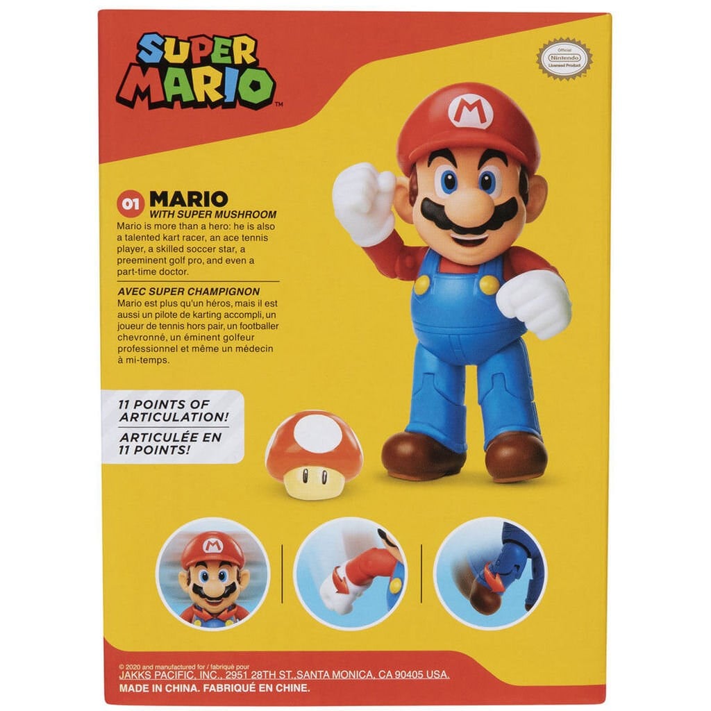 NINTENDO SUPER MARIO FIGURU MARIO 10 CM 13247 Diğer NESL 13247