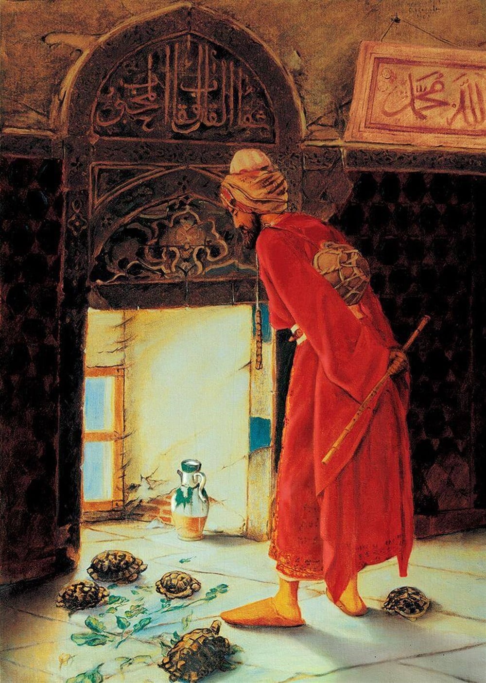 Art Puzzle 1000 Parça Kaplumbaga Terbiyecisi HD 4452 Art Puzzle HD 4452