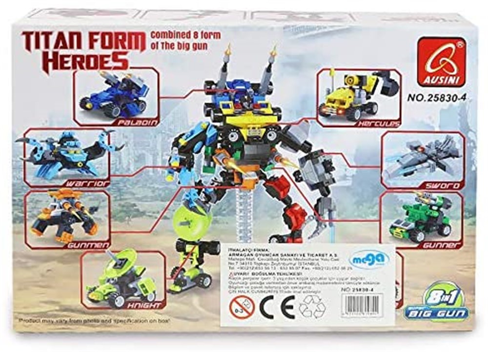 Ausini 58 Parça Hero Set Ausini BIG58304