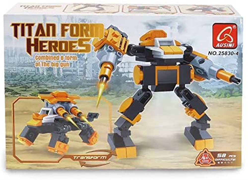 Ausini 58 Parça Hero Set Ausini BIG58304