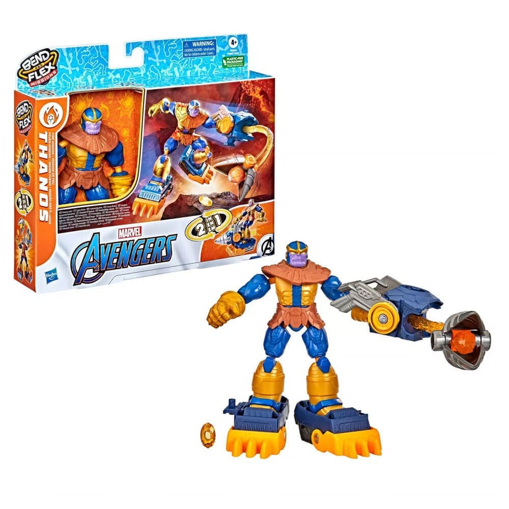 Avengers Bend Flex Missions Thanos Ateş Görevi F5869 Avengers F5869