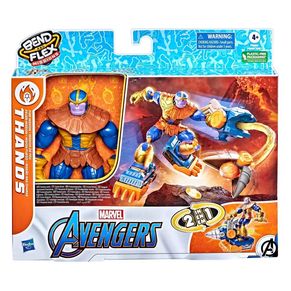 Avengers Bend Flex Missions Thanos Ateş Görevi F5869 Avengers F5869