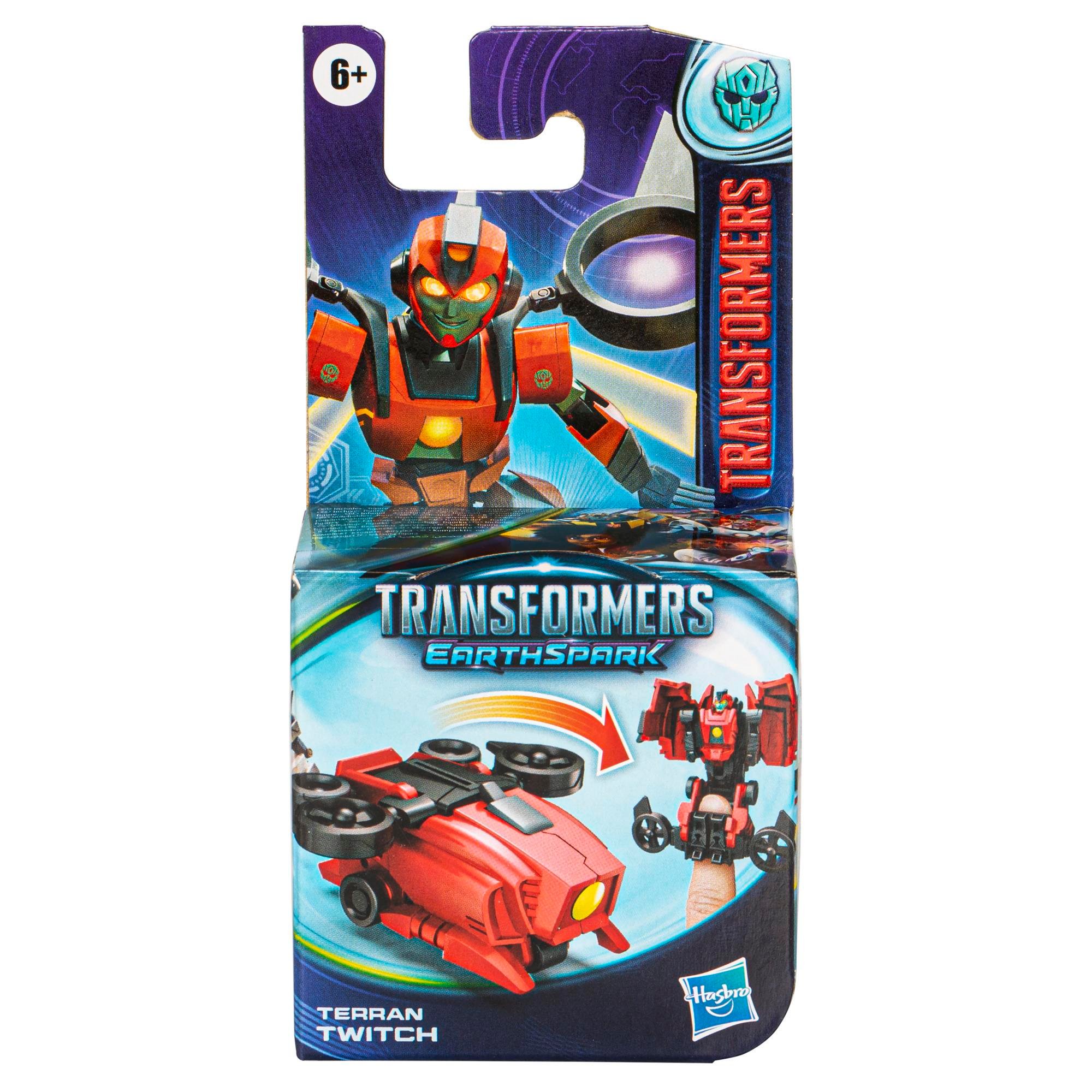 Transformers Toys EarthSpark Tacticon Terran Twitch Aksiyon Figür F6228-F8659 Transformers F8659