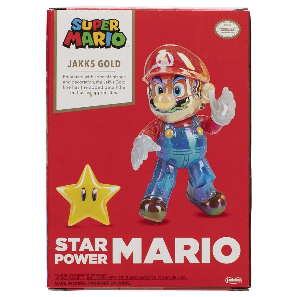 NINTENDO SUPER MARIO FIGURU MARIO VE STAR KOLEKSIYONCU KUTUSUNDA 10 CM 13259 Diğer NESL 13259