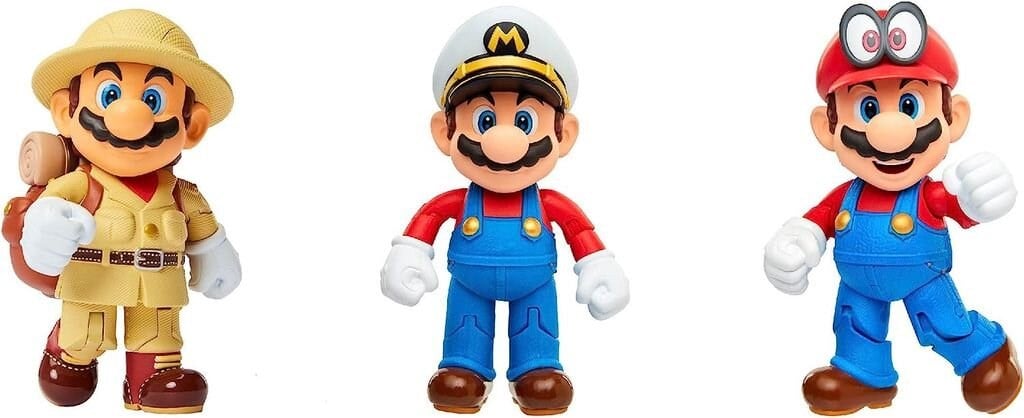 NINTENDO SUPER MARIO MARIO ODYSSEY SET 3LU PAKET 10 CM 12932 Diğer NESL 12932