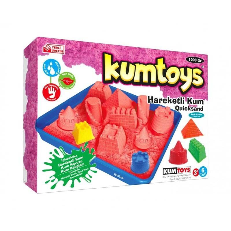 KUMTOYS HAREKETLI KUM SETI KIRMIZI Diğer KM5329 K