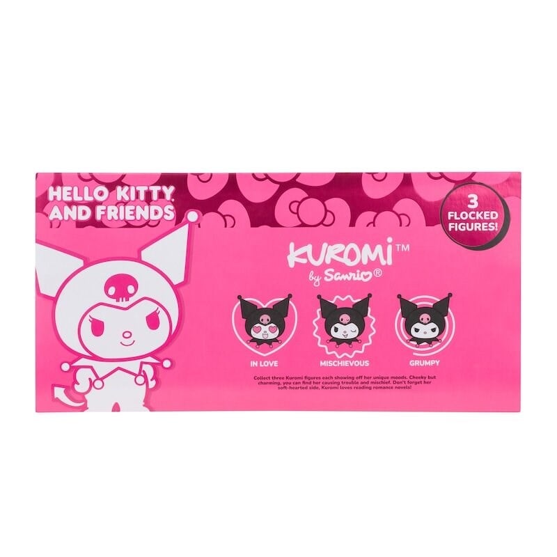 Hello Kitty 3'lü Kuromi 10 cm Figür Seti HKT0460-HKTJ2000 Giochi Preziosi HKTJ2000