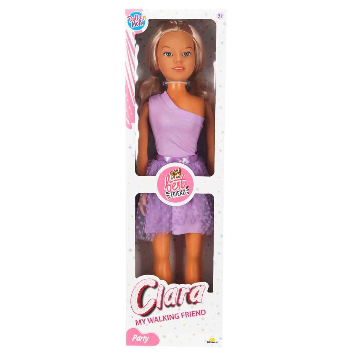 Yürüyüş Arkadaşım Clara Party 80 cm - Mor Elbiseli Sunman S00003532 MR
