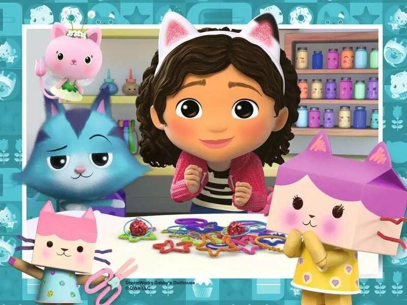RAVENSBURGER 4IN1 GABBYS DOLLHOUSE PUZZLE Diğer RPX031436