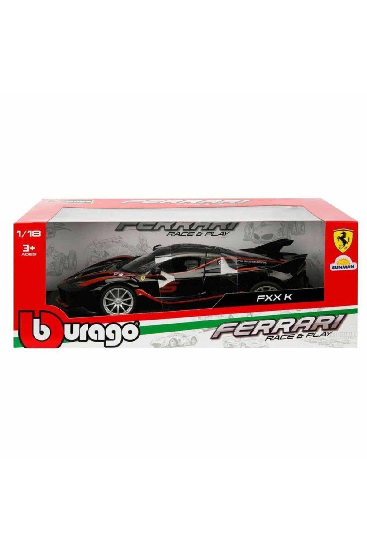 Bburago 1:18 Ferrari FXX K Race & Play Model Araba Sunman S00016010