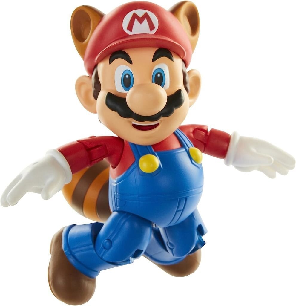 NINTENDO SUPER MARIO FIGURU RACOON MARIO 10 CM 13250 Diğer NESL 13250
