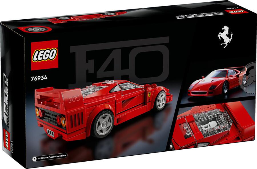 LEGO Speed Champions Ferrari F40 Süper Araba 76934 Lego LSR76934