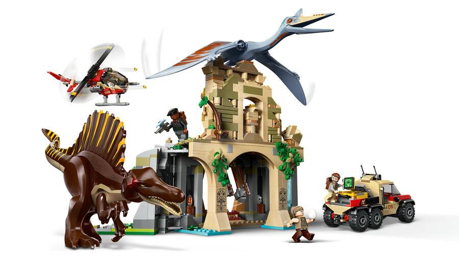 LEGO JURASSIC WORLD SPINOSAURUS VE QUETZALCOATLUS HAVA GOREVI 76976 Diğer LJW76976