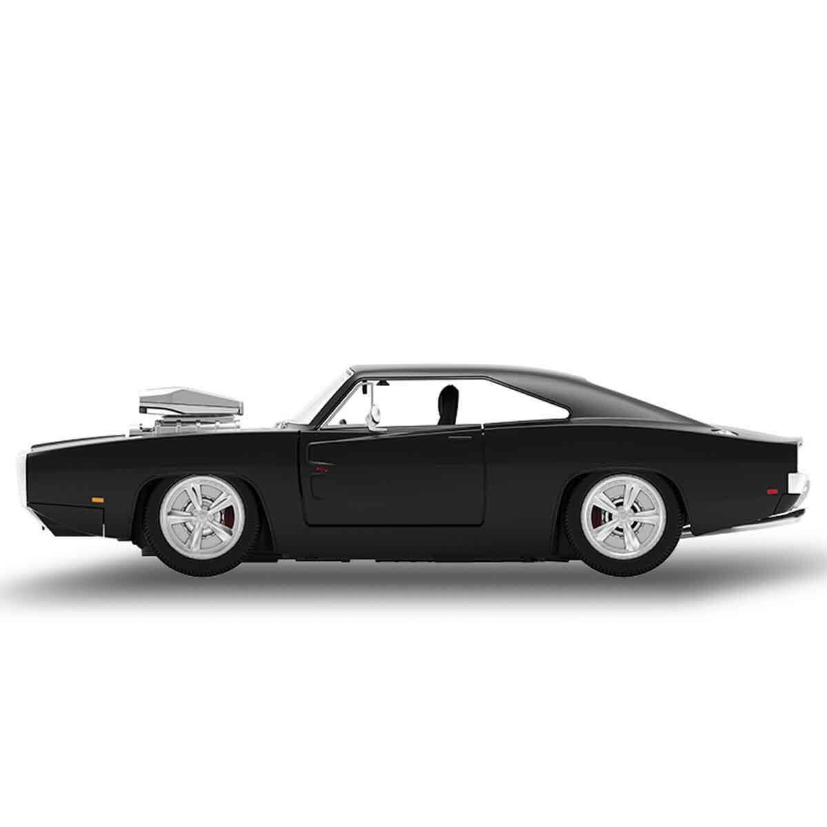 1:16 1970 Dodge Charger R/T Sesli ve Işıklı Uzaktan Kumandalı Araba Rastar S00099010