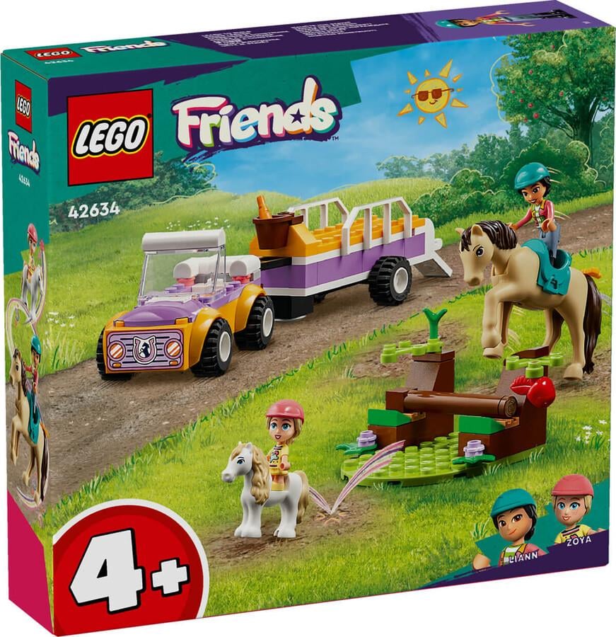 LEGO FRIENDS AT VE MIDILLI ROMORKU 42634 Diğer LGF42634