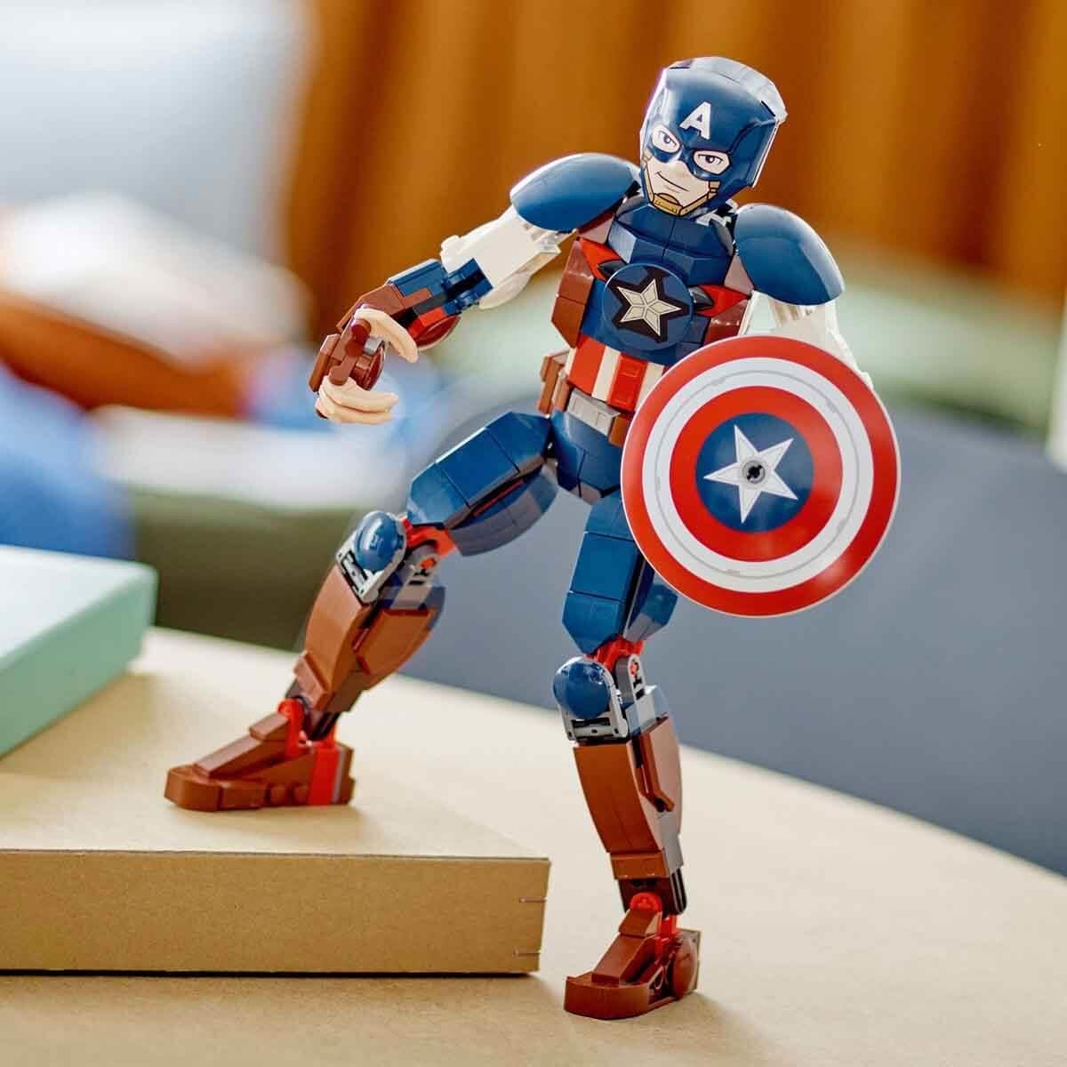 LEGO Marvel Kaptan Amerika Yapım Figürü 76258 Lego LSS76258