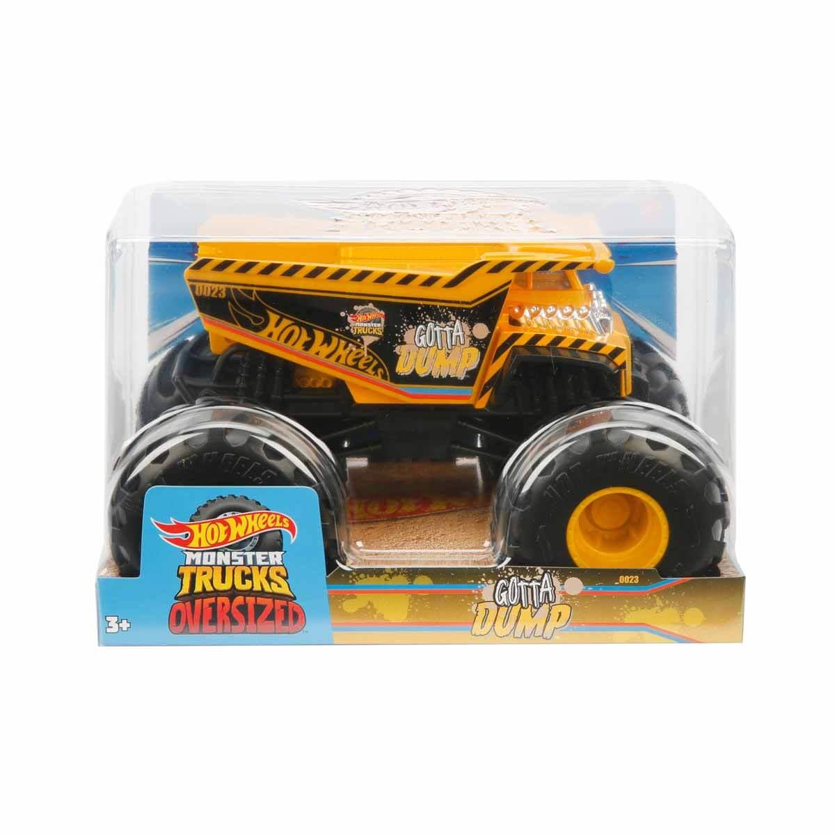 HOT WHEELS MONSTER TRUCKS 1:24 ARABALAR GOTTA DUMP FYJ83-HKM51 Diğer HKM51