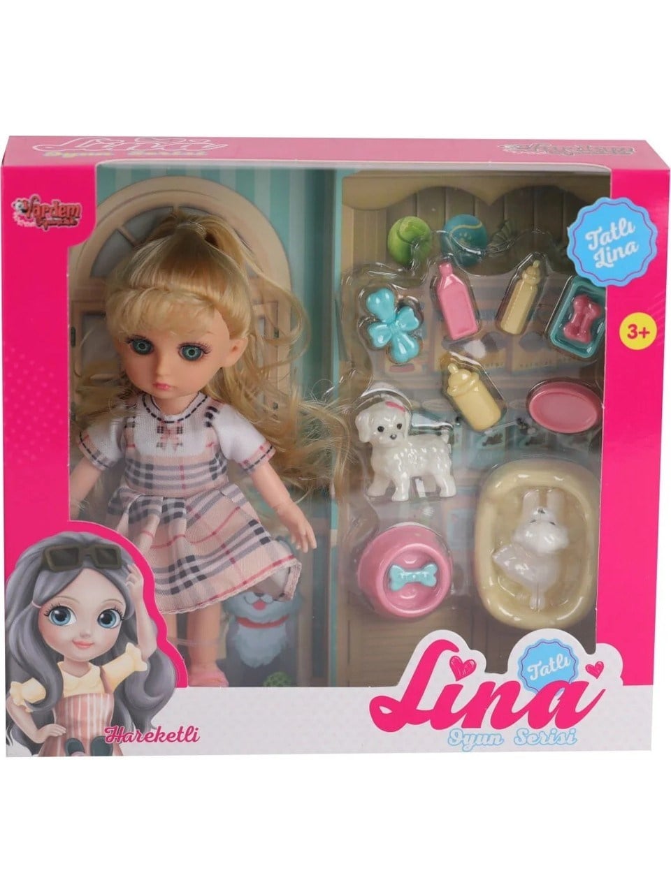 VARDEM KUTULU AKSESUARLI 6 INC TATLI LINA BEBEK 10658 Diğer VAR VRD10658