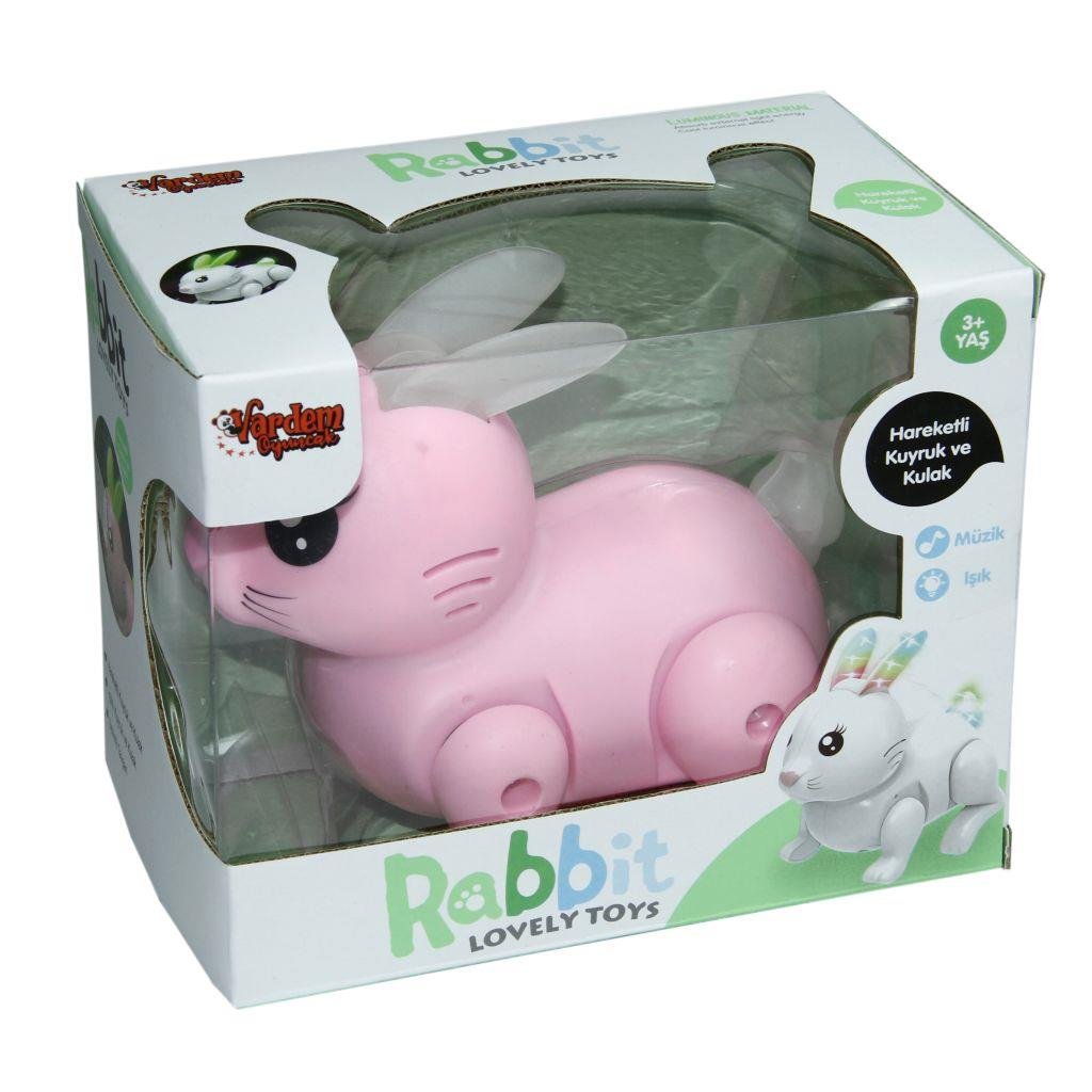 MUZIKLI VE ISIKLI HAREKETLI ZIPZIP TAVSAN PEMBE Diğer LZH 99777 1 P