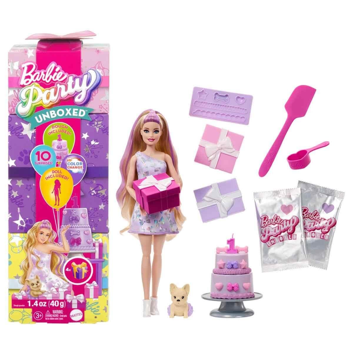 BARBIE PARTY UNBOXED KOPEGIMIN DOGUM GUNU SERISI JFG68-JFG70 Diğer JFG70